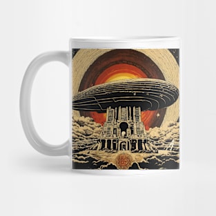 led zepplin cool artwork mothership Mug